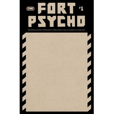 Fort Psycho #1 Cvr E Blank Sketch Var