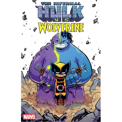Infernal Hulk vs. Wolverine #1 Cvr B Skottie Young Var