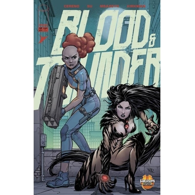 Blood & Thunder #17 Cvr E Ej Su & Dee Cunniffe Witchblade Team up Var (MR)