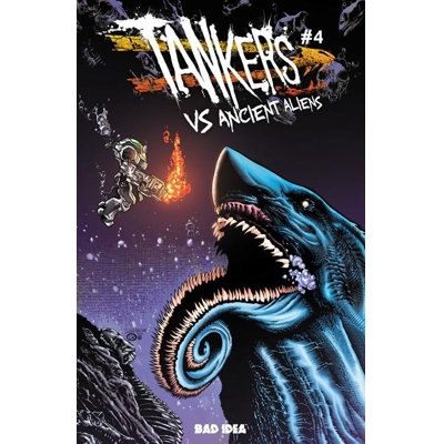 Tankers vs Ancient Aliens #4 (of 4) Cvr B Joshua Derstine & John Livesay Var