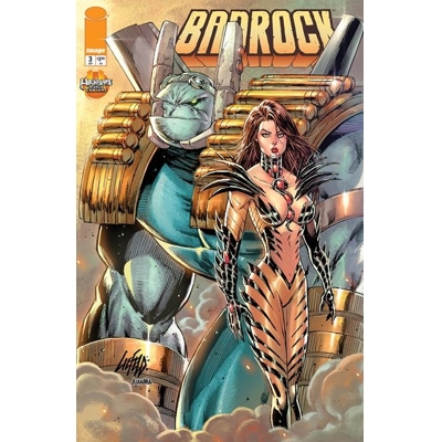 Badrock #3 Cvr E Rob Liefeld Witchblade Team up Var