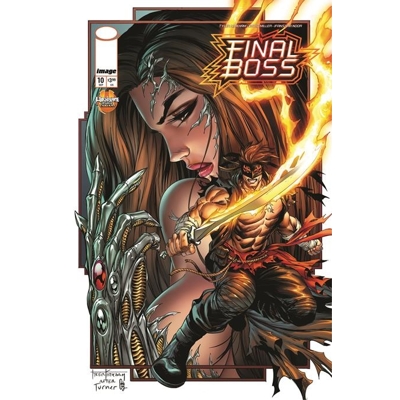 Final Boss #10 Cvr D Tyler Kirkham Witchblade Team up Var (MR)