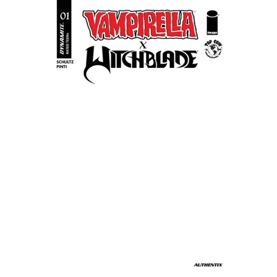 Vampirella X Witchblade Special #1 (One Shot) Cvr F Blank Authentix Var