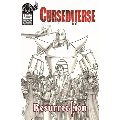 Cursedverse Resurrection #1 Cvr E Mark Sparacio Ltd B&W Var