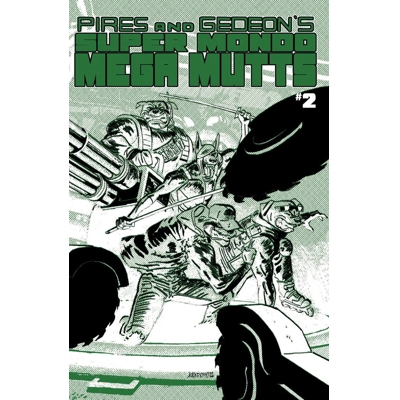 Super Mondo Mega Mutts #2 Cvr B Alex Diotto Homage Var