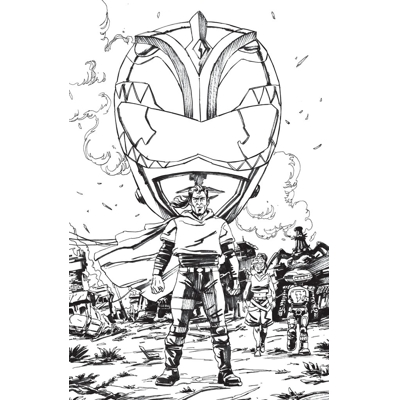 Power Rangers Green #1 Cvr N Gustaffo Vargas Unlimited Var