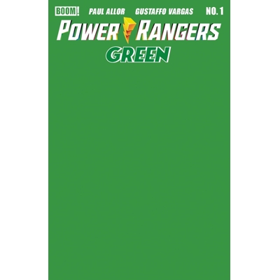Power Rangers Green #1 Cvr E Green Blank Sketch Var