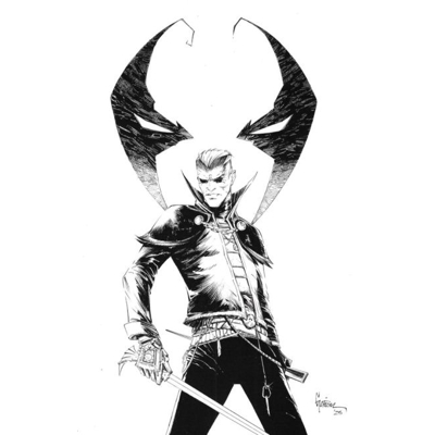 Spawn the Curse of Sherlee Johnson #5 Cvr C Glapion B&W