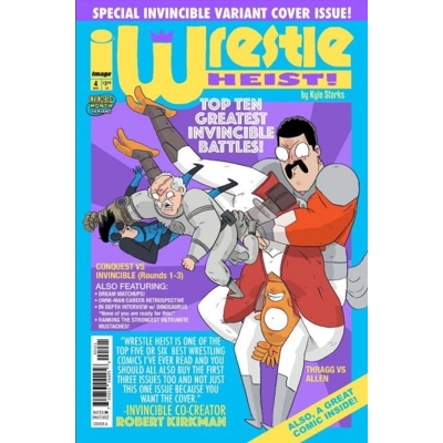 Wrestle Heist #4 Cvr B Kyle Starks Invincible Team up Var