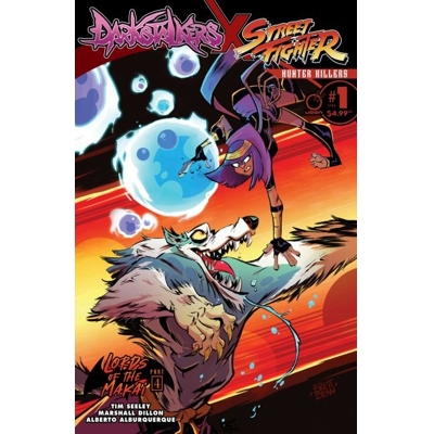 Darkstalkers X Street Fighter Hunter Killers Cvr B Bean Var