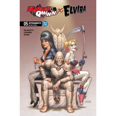 Harley Quinn X Elvira #5 Cvr C Joseph Michael Linsner Var