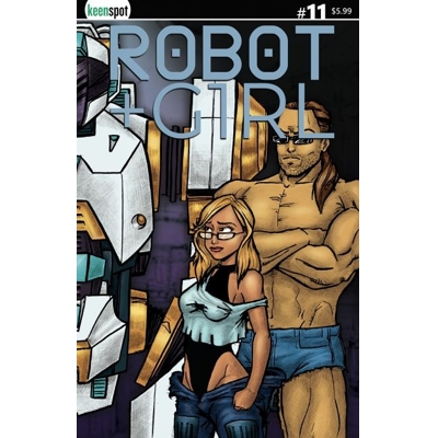 Robot + Girl #11 Cvr A Mike White Left Side Connecting