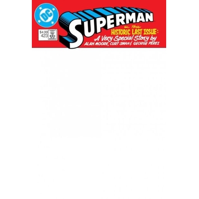 Superman #423 Facsimile Edition Cvr C Blank Csv