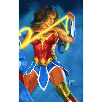 Justice League Unlimited #26 Cvr D Mark Spears 3-Part Connecting Wonder Woman Card Stock Var