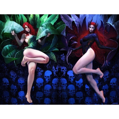 Poison Ivy #50 Cvr G Noobovich Wraparound Card Stock Var