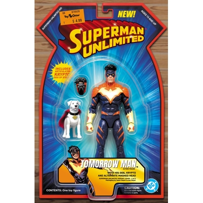 Superman Unlimited #20 Cvr C Jason Geyer Tomorrow Man and Krypto Action (Figure) Comics Card Stock V