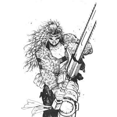 Chainkata #2 Cvr D Daniel Warren Johnson Raw Art Var