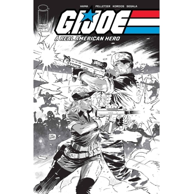 G.I. Joe: a Real American Hero #335 Cvr B Lee Weeks B&W Var
