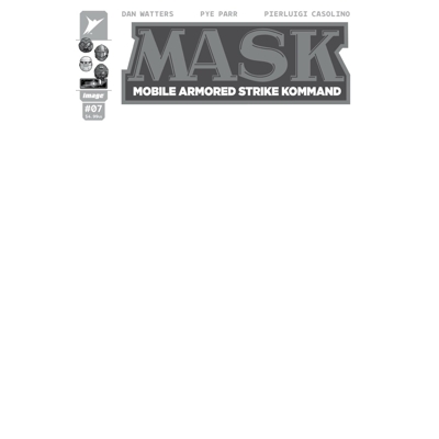 M.A.S.K. #7 Cvr G Blank Sketch Var
