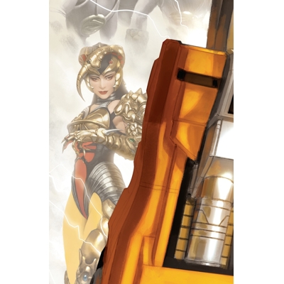 Mighty Morphin Power Rangers (2026) #7 Cvr C Miguel Mercado Megazord Card Stock Connecting Var