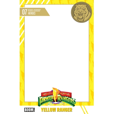 Mighty Morphin Power Rangers (2026) #7 Cvr D Trading Card Blank Sketch Var