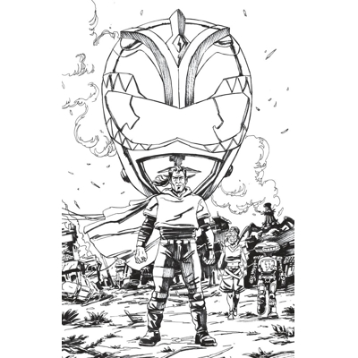 Power Rangers Green #5 Cvr J Gustaffo Vargas Unlimited Var