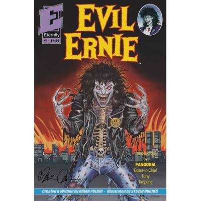 Evil Ernie #1 35th Anniversary Facsimile Edition Cvr D Signed Edition Signed by Brian Pulido