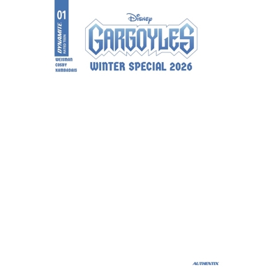 Gargoyles Winter Special 2026 #1 (One-Shot) Cvr E Blank Authentix