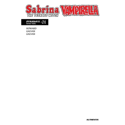 Sabrina the Teenage Witch / Vampirella #1 Cvr F Blank Authentix