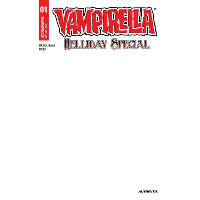 Vampirella Helliday Special 2026 #1 (One-Shot) Cvr D Blank Authentix