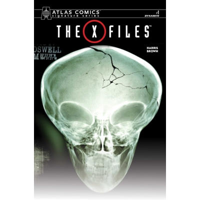 X-Files #1 Cvr I Roswell Photo Atlas Edition Signed by Joe Harris