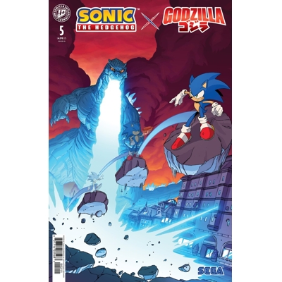 Sonic the Hedgehog X Godzilla #5 Cvr B Dan Schoening Var