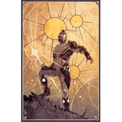 X-O Manowar: Black, White & Gold #3 Cvr C Luca Merli Var
