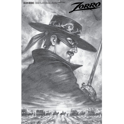 Zorro Annual #1 Cvr D Gianenrico Bonacorsi B&W Var