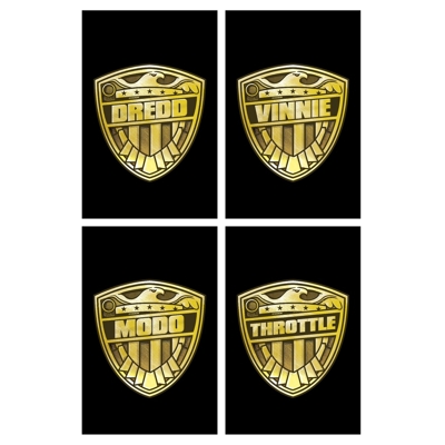 Judge Dredd/Biker Mice From Mars #1 Cvr D Badge Intermix Var
