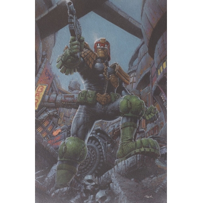 Judge Dredd/Biker Mice From Mars #1 Cvr F David Finch Foil Var