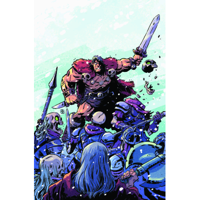 Conan the Barbarian Tides of the Tyrant King #4 (of 4) Cvr E Derek Laufman Virgin Cardstock Var (MR)