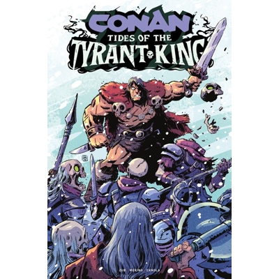 Conan the Barbarian Tides of the Tyrant King #4 (of 4) Cvr F Derek Laufman Foil Var (MR)