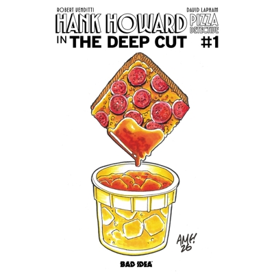 Hank Howard Pizza Detective the Deep Cut #1 (One Shot) Cvr D Pizza by Tony Fleecs Var