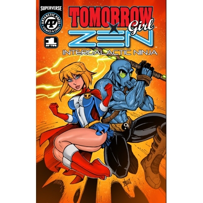Tomorrow Girl X Zen Intergalactic Ninja #1 (of 2) Cvr B Bill Maus Var