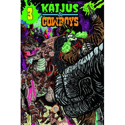 Kaijus and Cowboys #3 (of 12) Cvr A Frankie B Washington