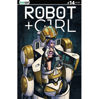 Robot + Girl #14 Cvr A Mike White Sitting Pretty