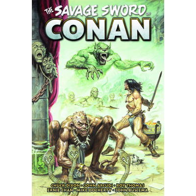 Savage Sword of Conan the Original Comics Omnibus Vol. 13 Direct Market Edition Earl Norem CVR (MR)