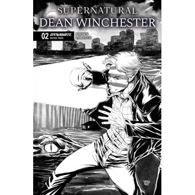 Supernatural Dean Winchester #2 Cvr K Foc Bonus Drew Moss Line Art Virgin
