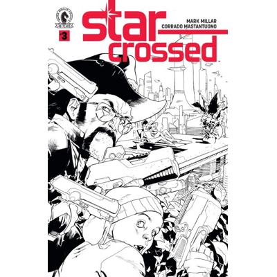Star-Crossed #3 Cvr B B&W Stuart Immonen