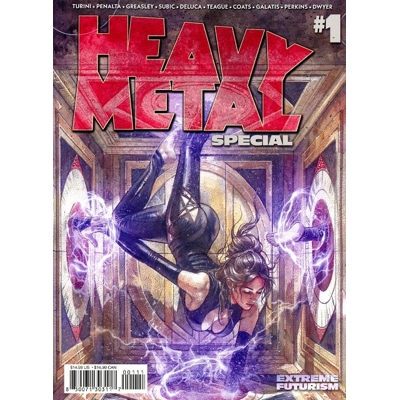 Heavy Metal Magazine Extreme Futurism #1 Cvr A Turini